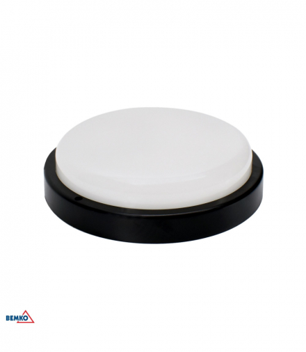 OPRAWA LED KANLO OKRĄGŁA 18W 4000K 1750LM IP54 CZARNA CZ. MIKR. Bemko C45-KAN2-18-BLR-4K-MS