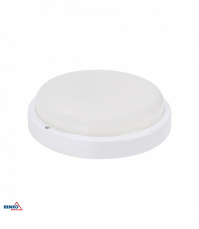 OPRAWA LED KANLO OKRĄGŁA 18W 4000K 1750LM IP54 BIAŁA CZ. MIKR. Bemko C45-KAN2-18-WHR-4K-MS