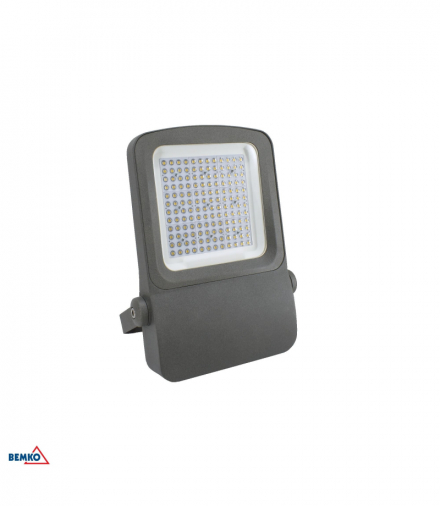 NAŚWIETLACZ LED CAMPUS 100W 4000K 15000lm IP66 90X90 SZARY Luxmena Bemko C66-LFC-100DG-4K-9090