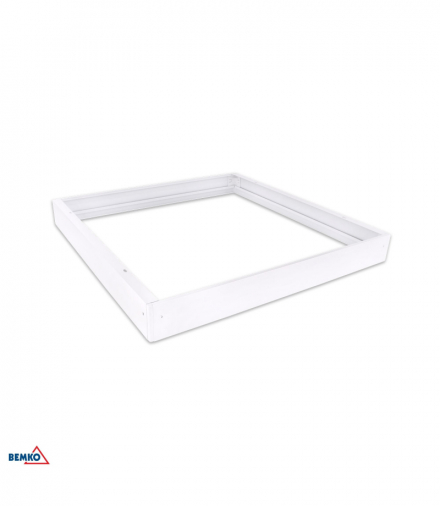 RAMKA MONTAŻOWA DO PANELU LED 60x60 BIAŁA ECO WYS. 68MM Bemko C71-RNT066-WH-ECO2