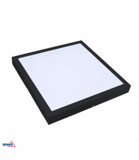 PANEL BACKLIGHT DENAR BLD 32W 4000K 3500LM IP44 40x40 CZARNY Luxmena Bemko C72-BLD-044-320-4K-BL