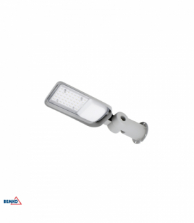 OPRAWA ULICZNA LED JAZMIN 30W 4000K 4050LM IP65 JASNOSZARA Bemko C82-JAZ-030LG-4K