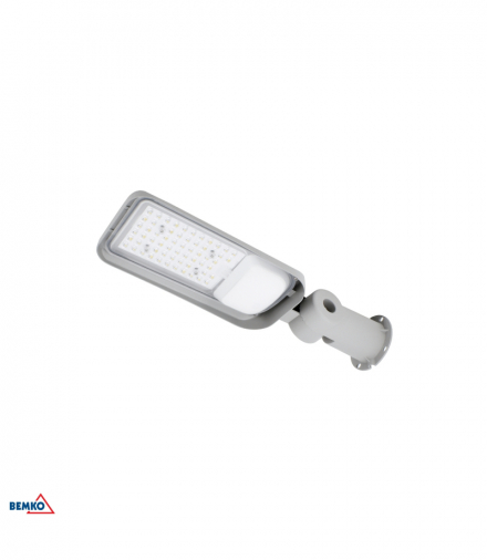 OPRAWA ULICZNA LED JAZMIN 70W 4000K 9100LM IP65 JASNOSZARA CZ. ZMIERZCHU Bemko C82-JAZ-070LG-4K-DS