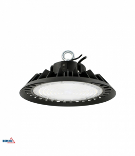 HIGHBAY LED ULTRAS 1-10V 150W 4000K 90° 28500lm CRI80 Luxmena Bemko C85-HBU3-150W-840-090BL