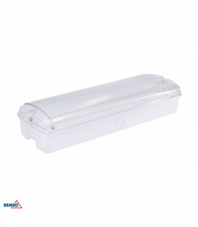 OPRAWA AWARYJNA NATYNKOWA GALER 3H 3,5W IP65 CNBOP Z ZESTAWEM PIKTOGRAMÓW Luxmena Bemko C90-GLR-3ZP-MT3H-CNBOP