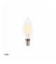 ŹRÓDŁO LED FILAMENT 230V E14 C35 4W 470LM 4000K 320ST Bemko D86-FLB-E14-C35-040-4K