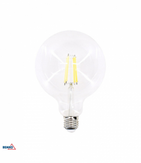 ŹRÓDŁO LED FILAMENT 230V E27 G125 11W 1500LM 2700K 320ST Bemko D86-FLB-E27-G125-110-2K