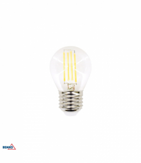 ŹRÓDŁO LED FILAMENT 230V E27 G45 6W 750LM 4000K 320ST Bemko D86-FLB-E27-G45-060-4K