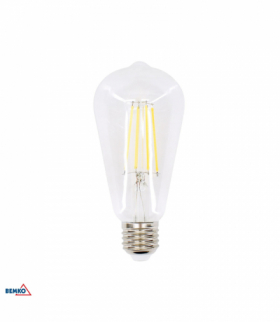 ŹRÓDŁO LED FILAMENT 230V E27 ST64 7W 950LM 2700K 320ST Bemko D86-FLB-E27-ST64-070-2K