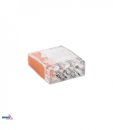 SZYBKOZŁĄCZKA KOMPAKT 0,5-2,5mm2 x 3 -100 SZT. Bemko E00-PM23-100