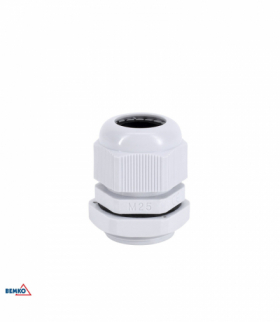 DŁAWNICA KABLOWA SZARA M-25 (OPK. 20SZT.) Bemko E45-M-25-S/1