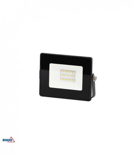 NAŚWIETLACZ LED SMD KASTEL 10W 6000K 850LM IP65 CZARNY Kafler Bemko S-C64-LFK-010BL-6K