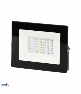 NAŚWIETLACZ LED SMD KASTEL 30W 6000K 2500LM IP65 CZARNY Kafler Bemko S-C64-LFK-030BL-6K