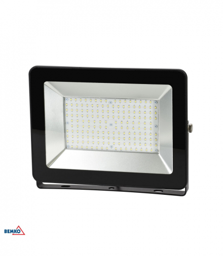 NAŚWIETLACZ LED SMD LOFOT 100W 6000K 10300LM IP65 CZARNY Bemko S-C65-LFS-100BL-6K