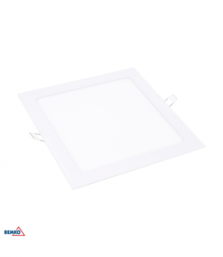 DOWNLIGHT LED BOLED 18W 3000K 1260LM IP20 KWADRAT BIAŁY Bemko S-C70-DLB-S-180-3K