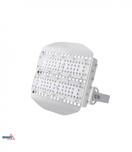HIGHBAY LED TUNNEL 100W 4000K 13500LM IP66 90X90 2M Luxmena Bemko S-C85-HBT-100A-840B-9006A-9090
