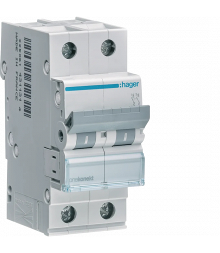 MCN200E MCB Wyłącznik nadprądowy Icn 6000A 2P C 0,5A Hager
