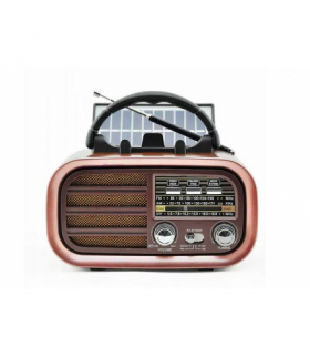 Radio przenośne RX-BT638 z panelam solarnym, FM, Bluetooth, USB, SD akumulator 18650 LXRXBT638P