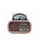 Radio przenośne RX-BT638 z panelam solarnym, FM, Bluetooth, USB, SD akumulator 18650 LXRXBT638P