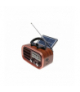 Radio przenośne RX-BT638 z panelam solarnym, FM, Bluetooth, USB, SD akumulator 18650 LXRXBT638P
