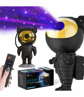 Extralink Home Projektor gwiazd CZARNY Lampka nocna, rzutnik dla dzieci, astronauta EXTRALINK PROJEKTOR-GWIAZD-04