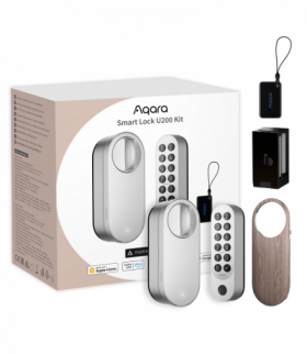 Aqara Smart Lock U200 Srebrny Inteligentny zamek do drzwi HomeKit, Thread, Bluetooth 5.1, NFC AQARA EL-D02DS