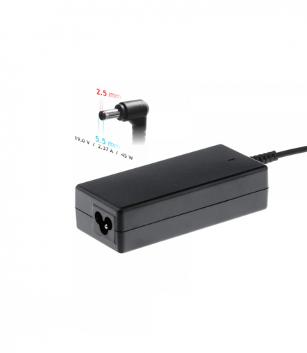 Akyga zasilacz do notebooka (19 V | 2,37 A | 45 W | 5,5x2,5mm) AK-ND-61 TFO AKKSGZASAKY00002