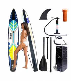 EXTRALINK DESKA SUP 420CM POMPOWANA ZESTAW + AKCESORIA EXTRALINK SUP-1069