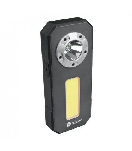 Lampa robocza COB/XPE ładowalna, 450 lm, 1000 mAh DPM SP0220