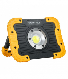 Lampa robocza LED ładowalna z powerbank, 10 W, 850 lm, 6000 K, IP44, Orion, GERMINA GW-0019