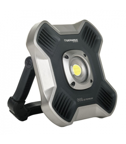 Lampa robocza LED ładowalna, 10 W, 1100 lm, 6000 K, IPX4, GERMINA GW-0026