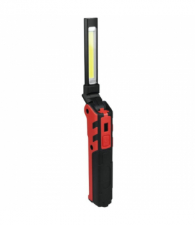 Lampa robocza COB+LED, ładowalna, 150+360 lm, Red, GERMINA GW-0175