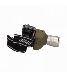 Latarka czołowa LED CREE 1W z zoomem