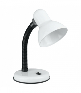 Lampka biurkowa, E27, biała DPM DTL001W