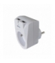 Ładowarka sieciowa USB z gniazdem elektr, 5VDC, 1A