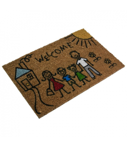 Wycieraczka kokosowa FAMILY WELCOME, 60 x 40 cm DPM RZ936930