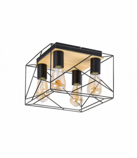 Industrialna lampa sufitowa Boire E27 4x MAX 40W Rabalux 71024