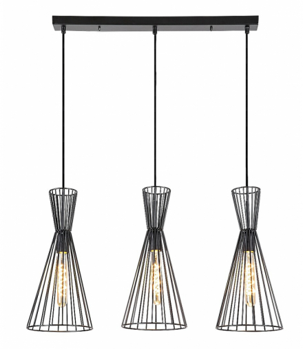 Industrialna lampa wisząca Leandros E27 3x MAX 40W Rabalux 72006