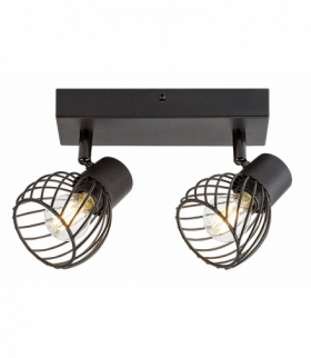 Industrialne Oświetlenie punktowe Aberama E14 2X MAX 10W Rabalux 73002