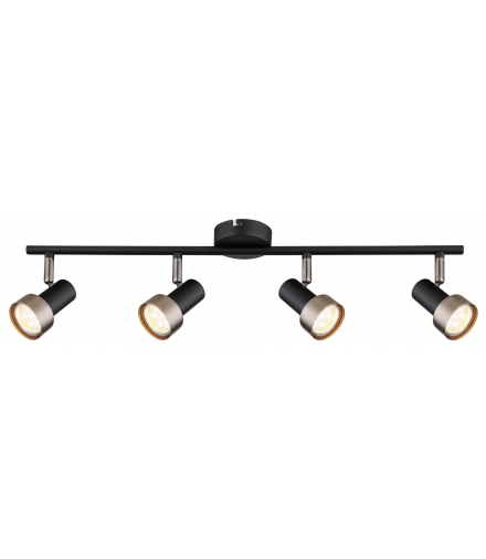 Industrialne Oświetlenie punktowe Konrad GU10 4x MAX 50W Rabalux 73014