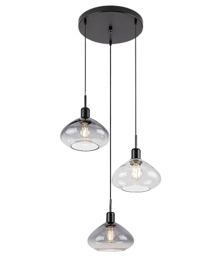 Lampa wisząca Dvora E27 3x MAX 40W Rabalux 72023