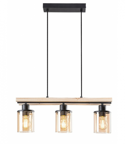 Lampa wisząca Niylah E27 3x MAX 25W Rabalux 72083