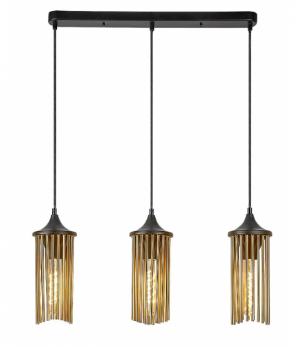 Lampa wisząca Roxas E27 3x MAX 40W Rabalux 72153