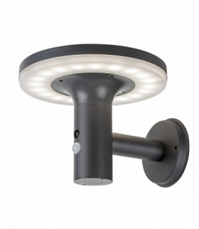 Lampa solarna na elewację, kinkiet Alaska LED 10W 4000K neutralna Rabalux 77017