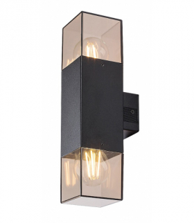 Zewnętrzna lampa ścienna Loanda E27 2x MAX 60W Rabalux 77081