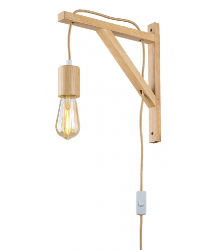 Lampa ścienna w stylu skandynawskim Ubul E27 1x MAX 60W Rabalux 71028