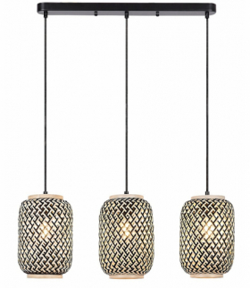 Lampa wisząca w stylu skandynawskim Adalla E27 3x MAX 40W Rabalux 72093