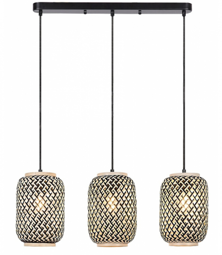 Lampa wisząca w stylu skandynawskim Adalla E27 3x MAX 40W Rabalux 72093