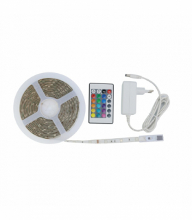 Taśma LED, Zestaw pasek led, zasilacz i pilot Strip LED 15W RGB Rabalux 79022