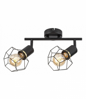 Vintage lampa sufitowa Fran E27 2x MAX 40W Rabalux 71066